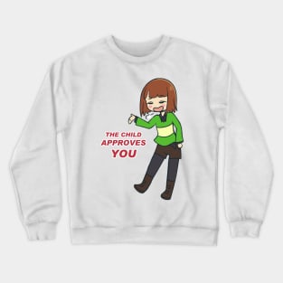 This child is not from Undertale 2 Crewneck Sweatshirt